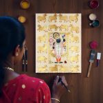 Shrinathji Pichwai Painting with Sacred Cows Nathdwara Style - Image 3