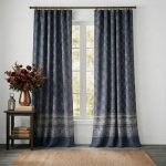 Indigo Khadi Handblock Print Curtains