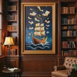 Voyage Of Wisdom Oil Painting - Image 5